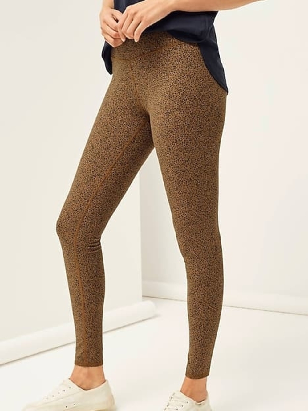 🌜Zyia Women's High-Rise Leopard Print Leggings - Brown Size 6